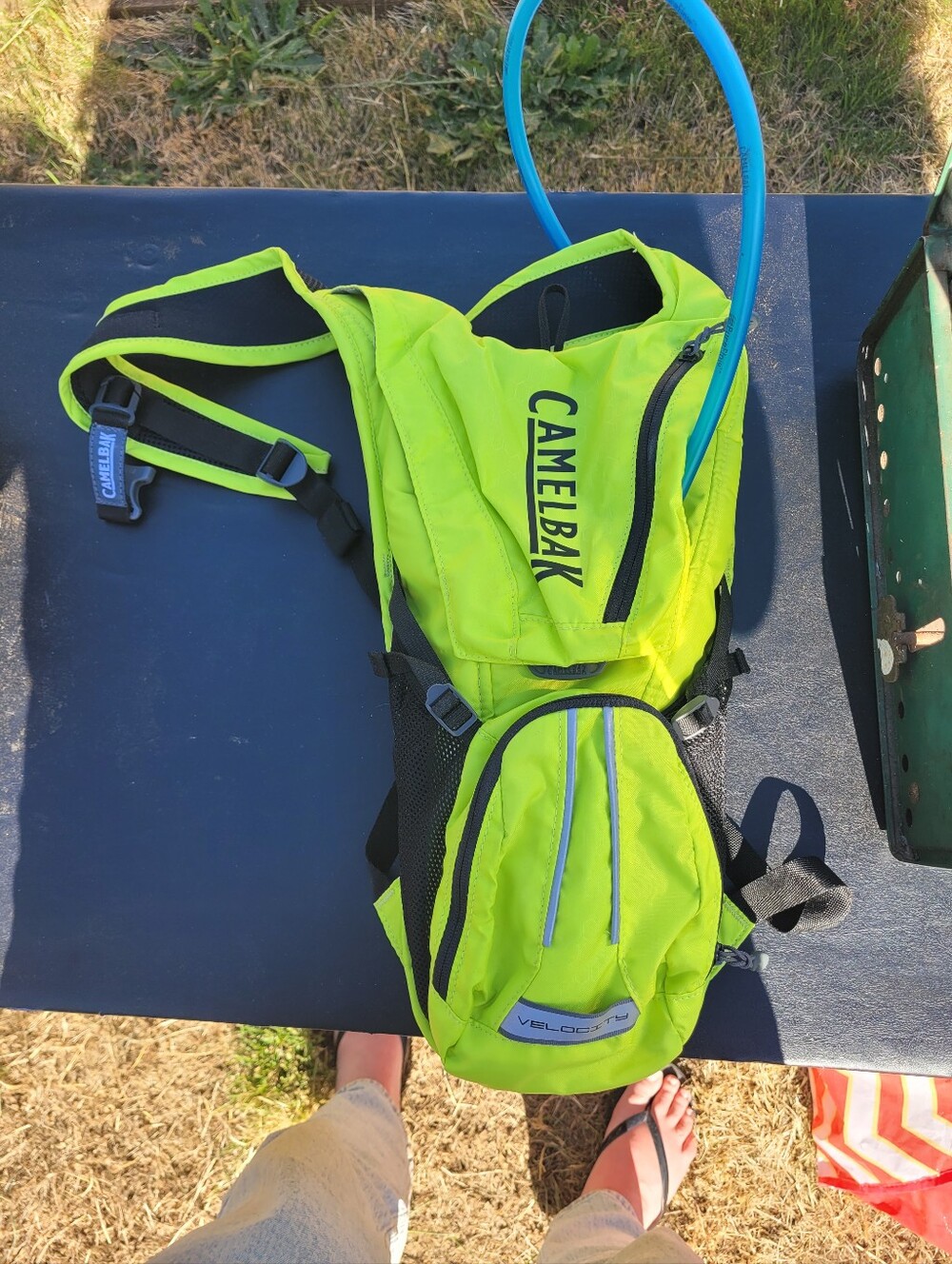 CamelBak Neon Yellow Velocity Hydration Pack 70oz Originally $72